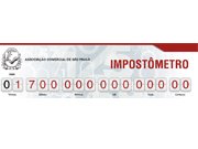 Impostômetro da ACSP chega a R$ 1,7 trilhão amanhã; arrecadação volta a mesmo patamar de 2015