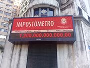 Em meio a anúncio de aumento tributário, Impostômetro da ACSP atinge R$ 1,2 trilhão nesta sexta-feira, às 10h30