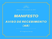 Manifesto da Federação das Associações Comerciais do Estado de São Paulo