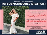 ACIT inova e oferece parceria com influenciadora digital