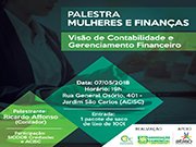 Palestra na ACISC sobre finanças está com inscrições abertas