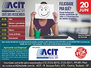 “Felicidade pra quê?” é tema de palestra no Café dos Associados ACIT