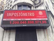 Impostômetro marca R$1,2 tri amanhã; valor equivale à compra de 6 mi de apartamentos do Minha Casa Minha Vida