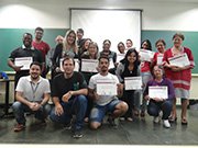 Curso Super MEI de Organização e Promoção de Festas e Eventos forma 17 participantes