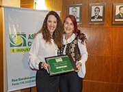 Pela primeira vez na história da ACIB uma mulher recebe premiação como Destaque Empresária