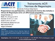 Técnicas de Negociação é tema de curso oferecido pela ACIT