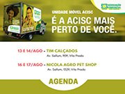 Agenda da Unidade Móvel ACISC – 13 a 17 de agosto