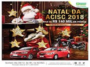 Campanha de Natal da ACISC aquece o comércio local