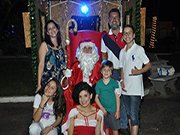 Papai Noel da ACISC é atração na Praça da XV