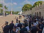 Evento no Obelisco do Ibirapuera reúne autoridades civis e militares para celebrar aniversário de SP