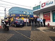 ACISC entrega câmeras de monitoramento da área central