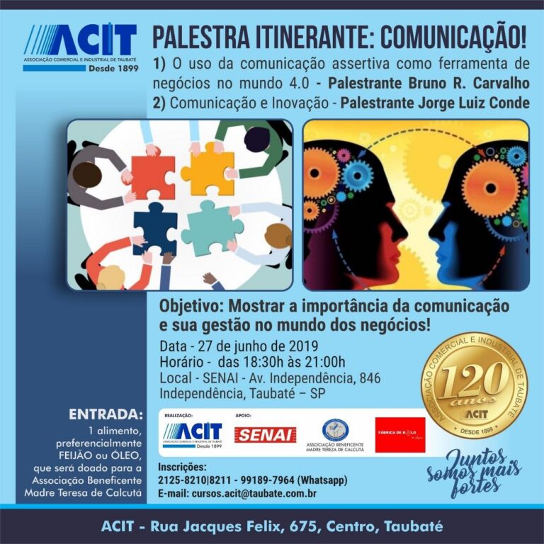 ACIT realiza nova edição do Projeto Palestra Itinerante 2019 na região da Independência