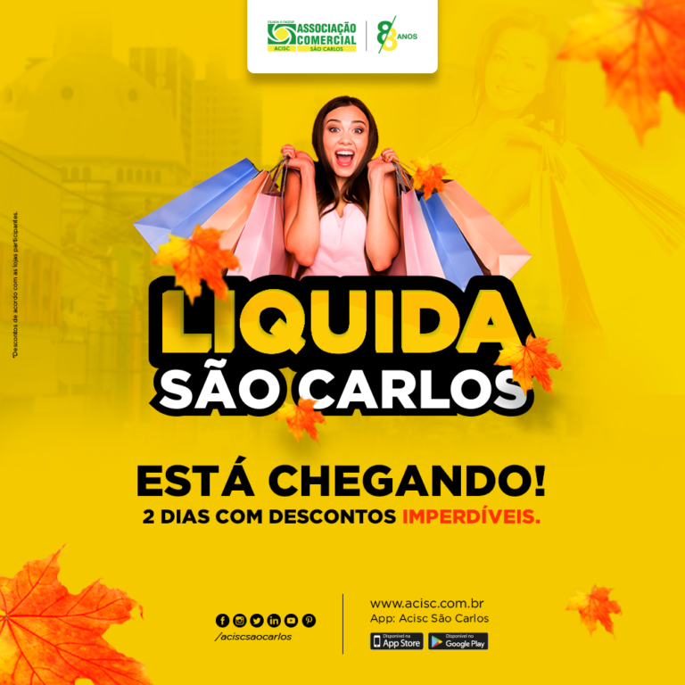 ACISC convida lojistas para participarem da ‘Liquida São Carlos’