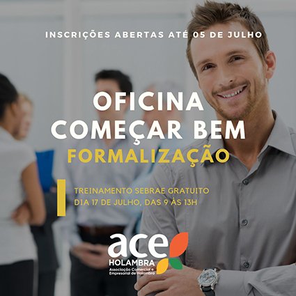 OFICINA – COMEÇAR BEM (FORMALIZAÇÃO)