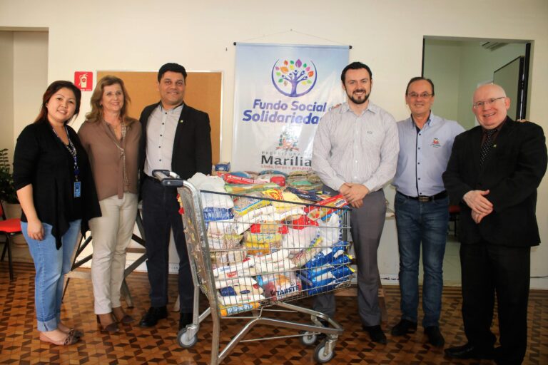 Fundo Social recebe donativos de ação da Acim com o Sebrae