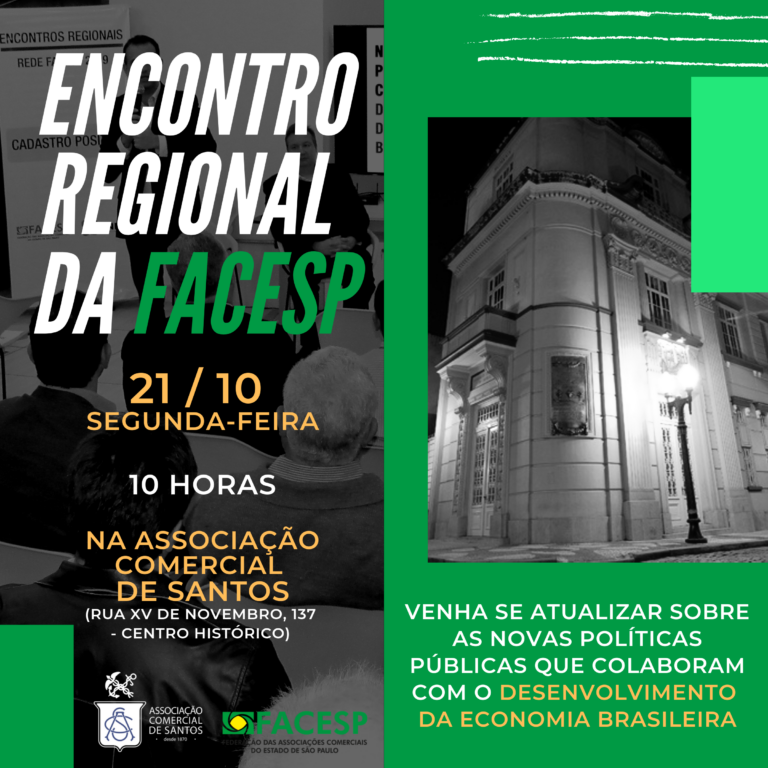 Associação Comercial de Santos recebe Encontro Regional da Facesp