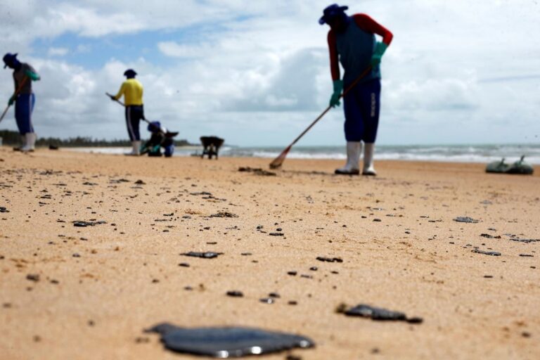 ACE Caraguatatuba recepciona treinamento do Estado para monitorar mancha de óleo nas praias