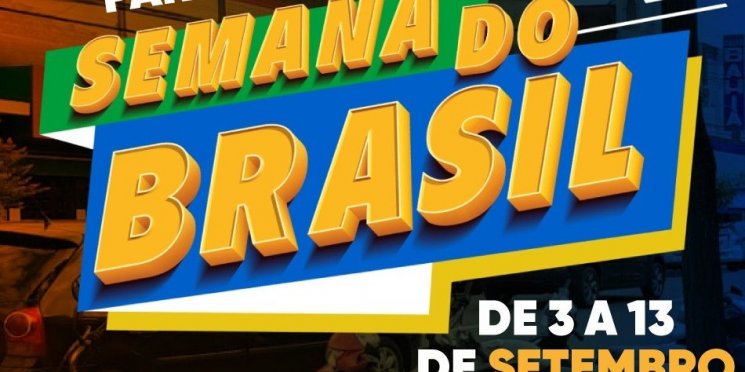 Semana do Brasil começa nesta quinta, 3
