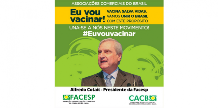 Facesp e CACB juntas na campanha #EuVouVacinar
