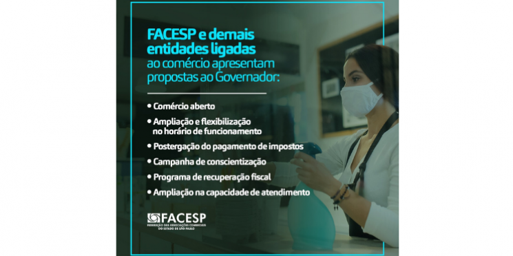 Entidades pedem que governador mantenha o comércio aberto e que haja flexibilização no horário de funcionamento
