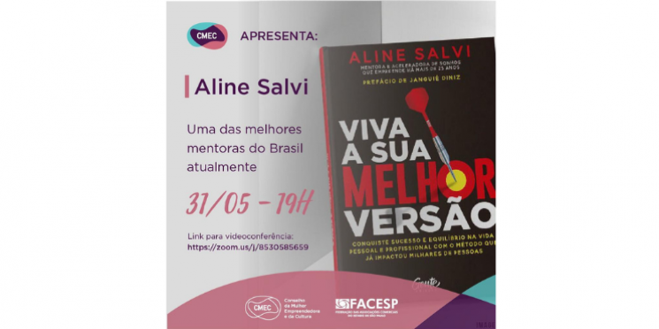 CMEC realiza palestra com Aline Salvi, autora do livro “Viva a sua Melhor Versão”