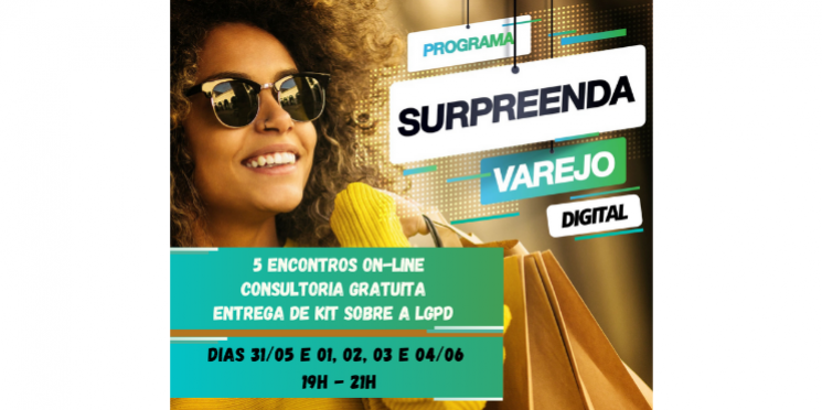 Surpreenda Varejo Digital: associado da AC terá capacitação gratuita sobre LGPD, vendas pelas redes sociais e muito mais