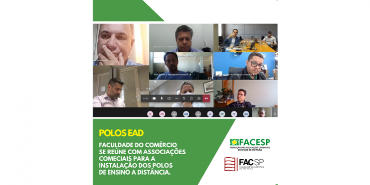 Faculdade do Comércio se reúne com Associações Comerciais para a instalação dos polos de EAD