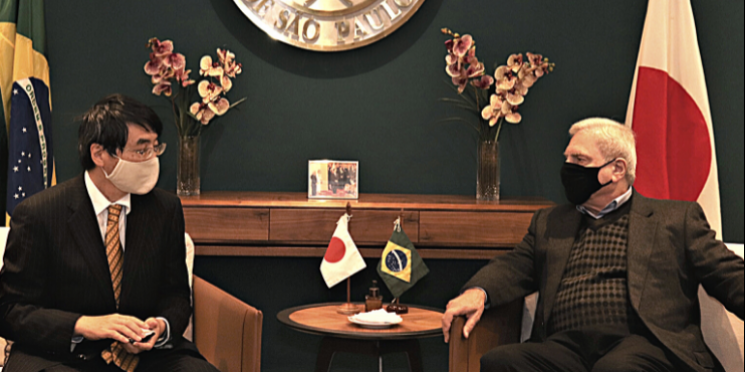 “Economia brasileira vai se recuperar, ainda que atrasada”, avalia embaixador do Japão no Brasil durante reunião com Cotait