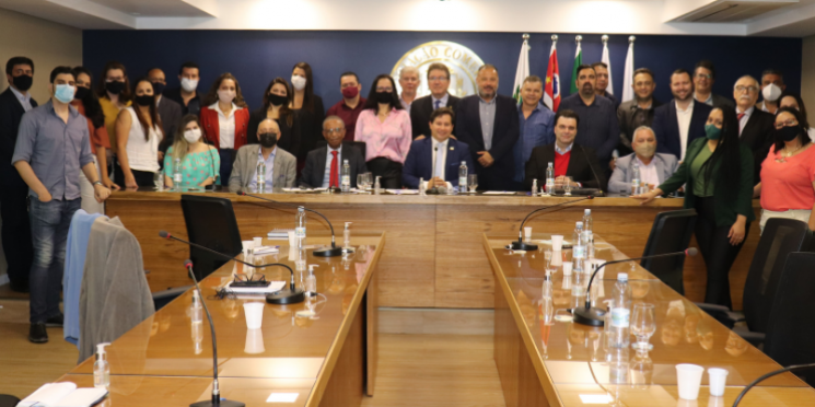 Associações Comerciais da Baixada Santista e do Vale do Ribeira participam de reunião da Caravana do PFor