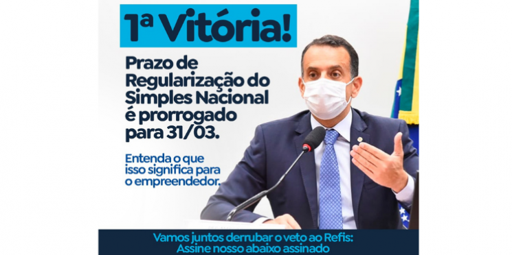 Comitê confirma ampliação do prazo de regularização das empresas do Simples. Foco agora é na derrubada do veto ao Refis