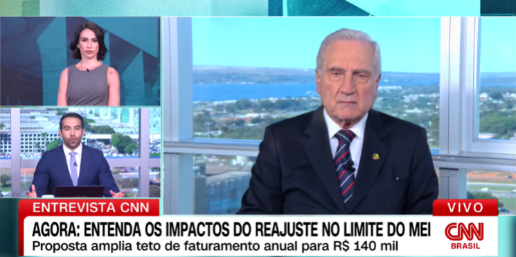 Em entrevista à CNN, Cotait defende o Simples Nacional e a criação de um mecanismo de atualização automática